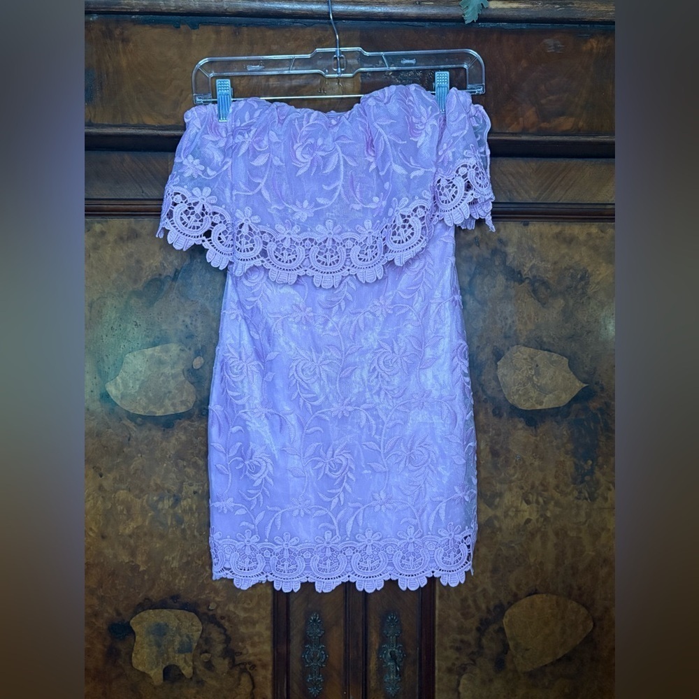 NWT Delfi Collective- Lavender Mini Dress. Size S